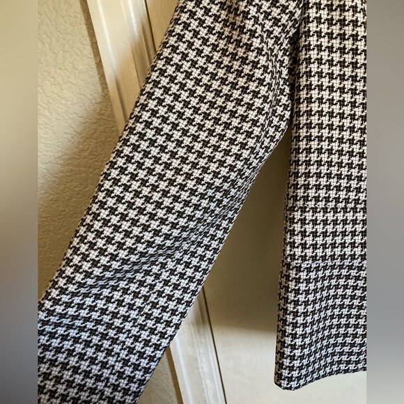 🌞Evan Picone New Black & White Checkered Print Blazer Business Wear A - Picture 7 of 7